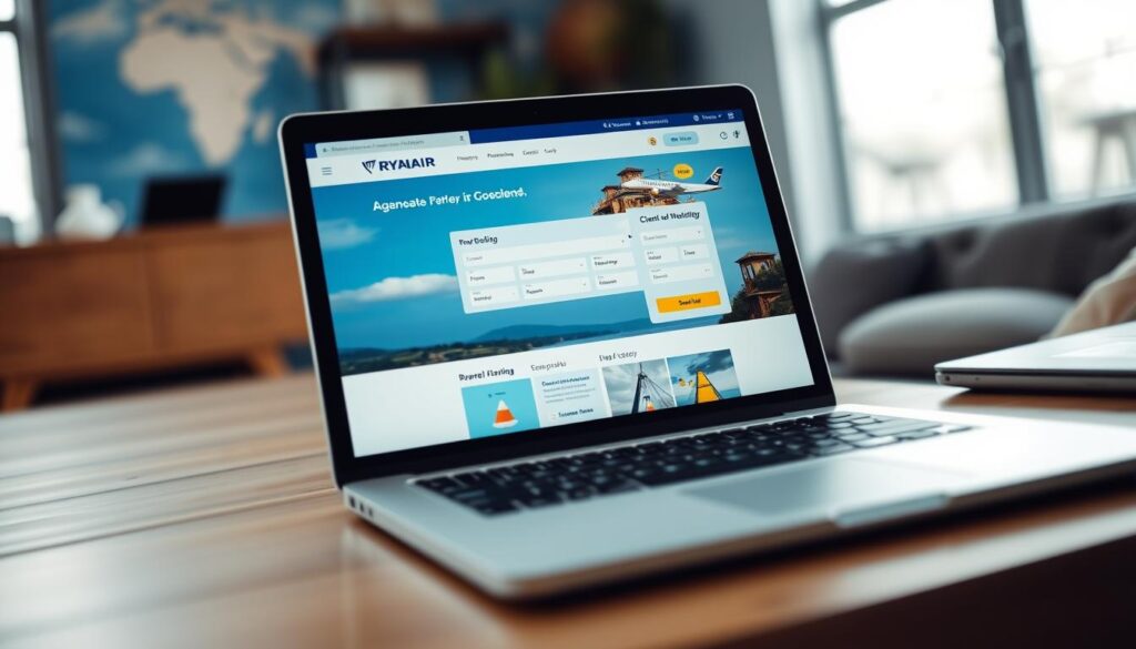 Ryanair Online-Buchung