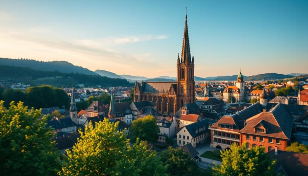 Freiburg Stadtansicht